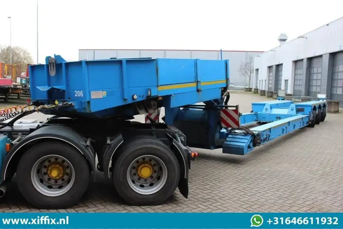 Faymonville 3-ass. Uitschuifbare dieplader met afneembare zwanenhals / Hydr. Vre - Sơ mi rơ moóc thùng thấp: hình 3 Faymonville 3-ass. Uitschuifbare dieplader met afneembare zwanenhals / Hydr. Vre - Sơ mi rơ moóc thùng thấp: hình 3