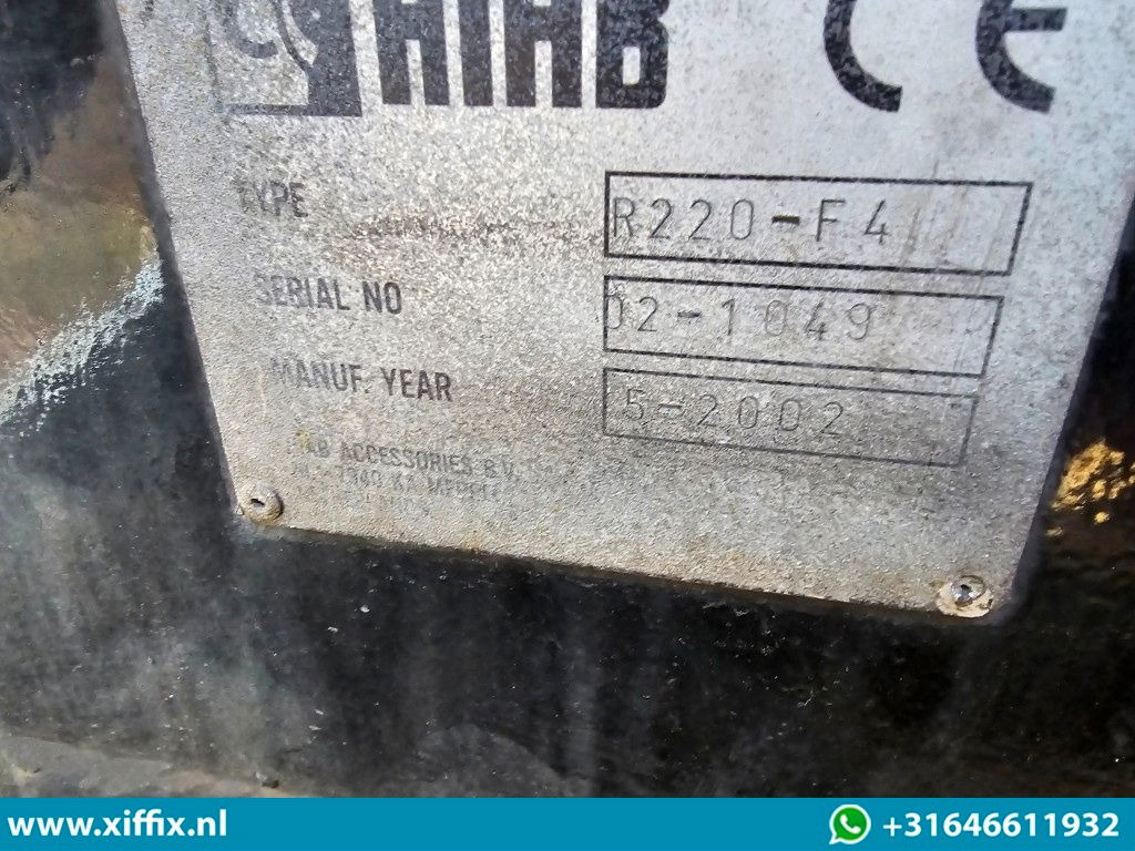 Sơ mi rơ moóc thùng thấp Floor 3-ass. Uitschuifbare semi dieplader met Hiab 22 ton/mtr. Kraan: hình 14