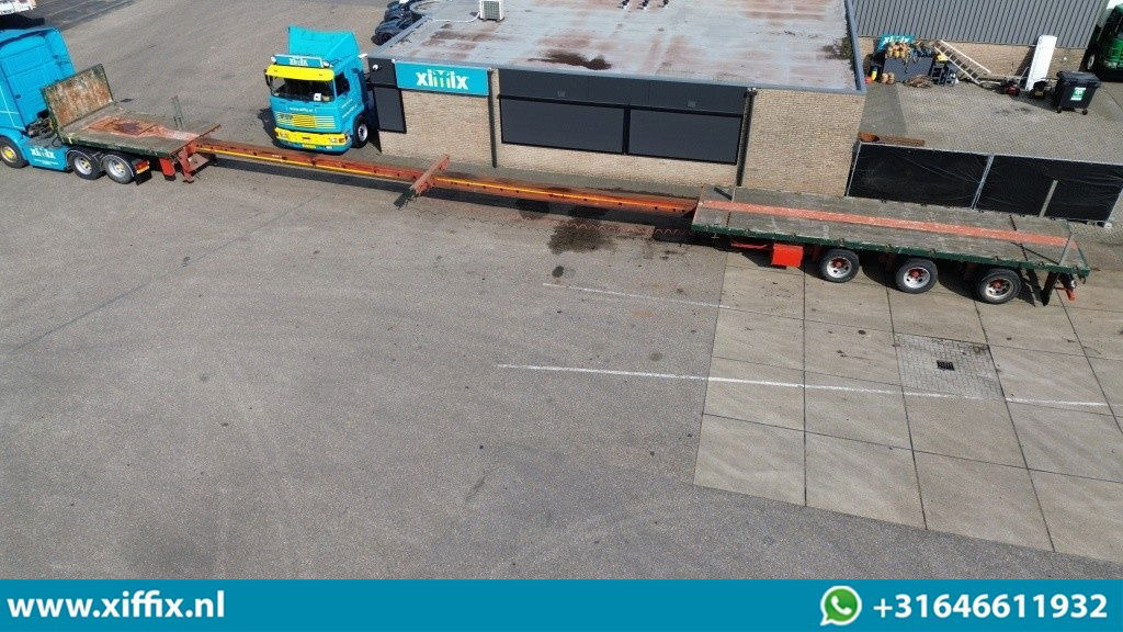 Nooteboom 3-ass. Vlakke dubbel 2x uitschuifbare oplegger / 3x gestuurd - Sơ mi rơ moóc thùng lửng/ Phẳng: hình 2 Nooteboom 3-ass. Vlakke dubbel 2x uitschuifbare oplegger / 3x gestuurd - Sơ mi rơ moóc thùng lửng/ Phẳng: hình 2