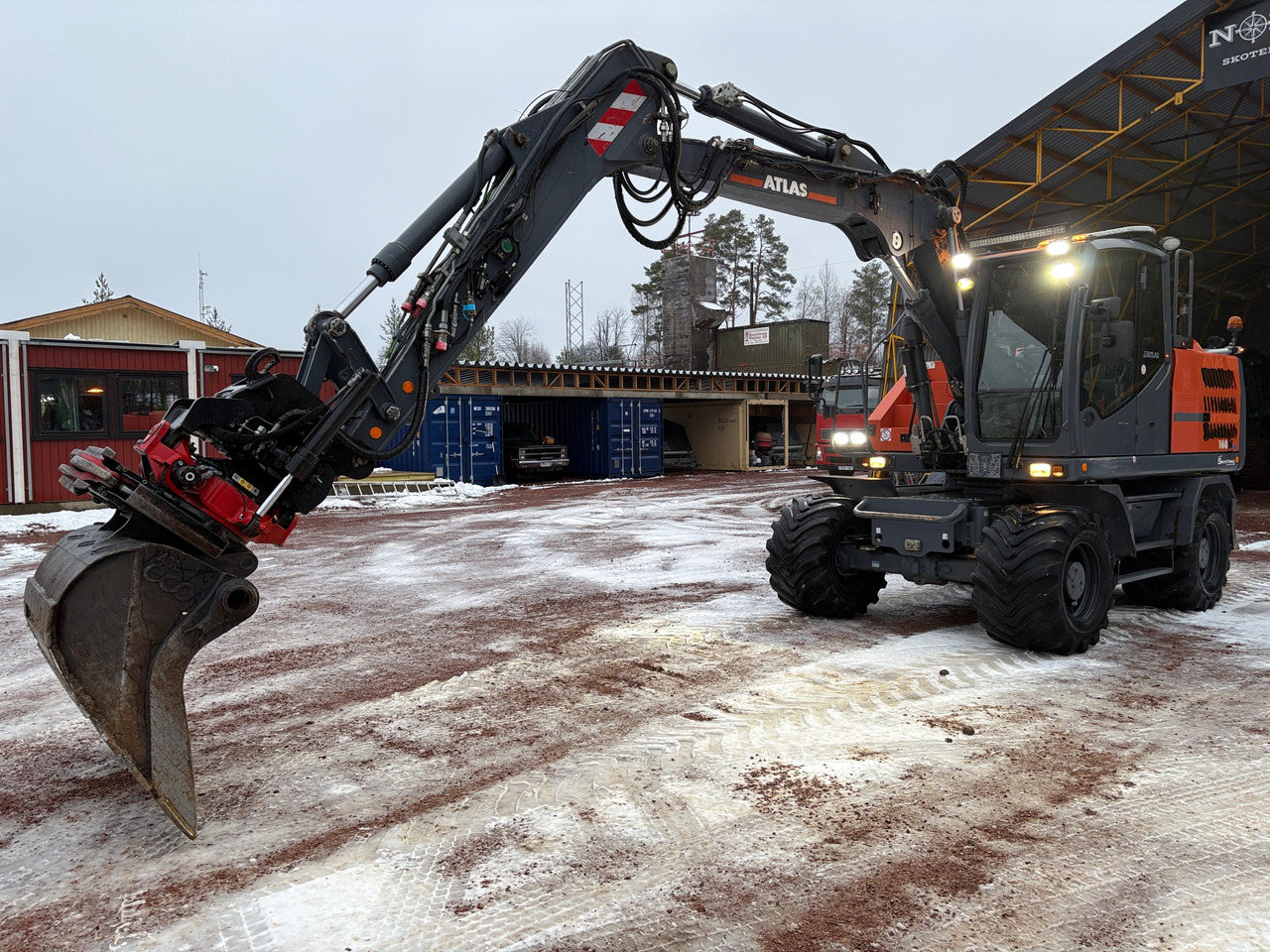 Atlas 160Wblue - Máy xúc bánh lốp: hình 1 Atlas 160Wblue - Máy xúc bánh lốp: hình 1