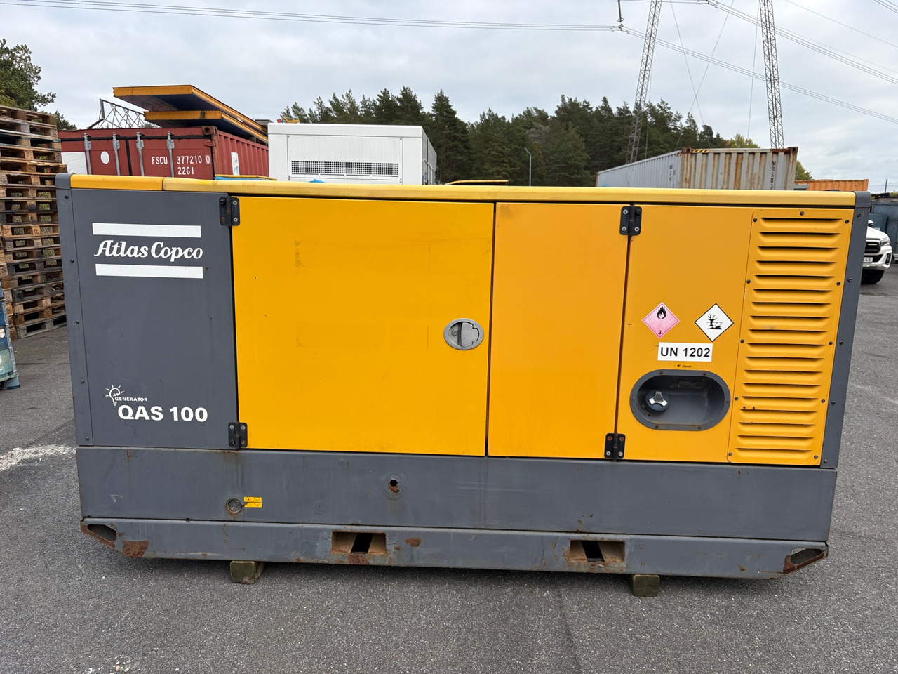 Atlas Copco QAS 100 - Bộ phát điện: hình 1 Atlas Copco QAS 100 - Bộ phát điện: hình 1