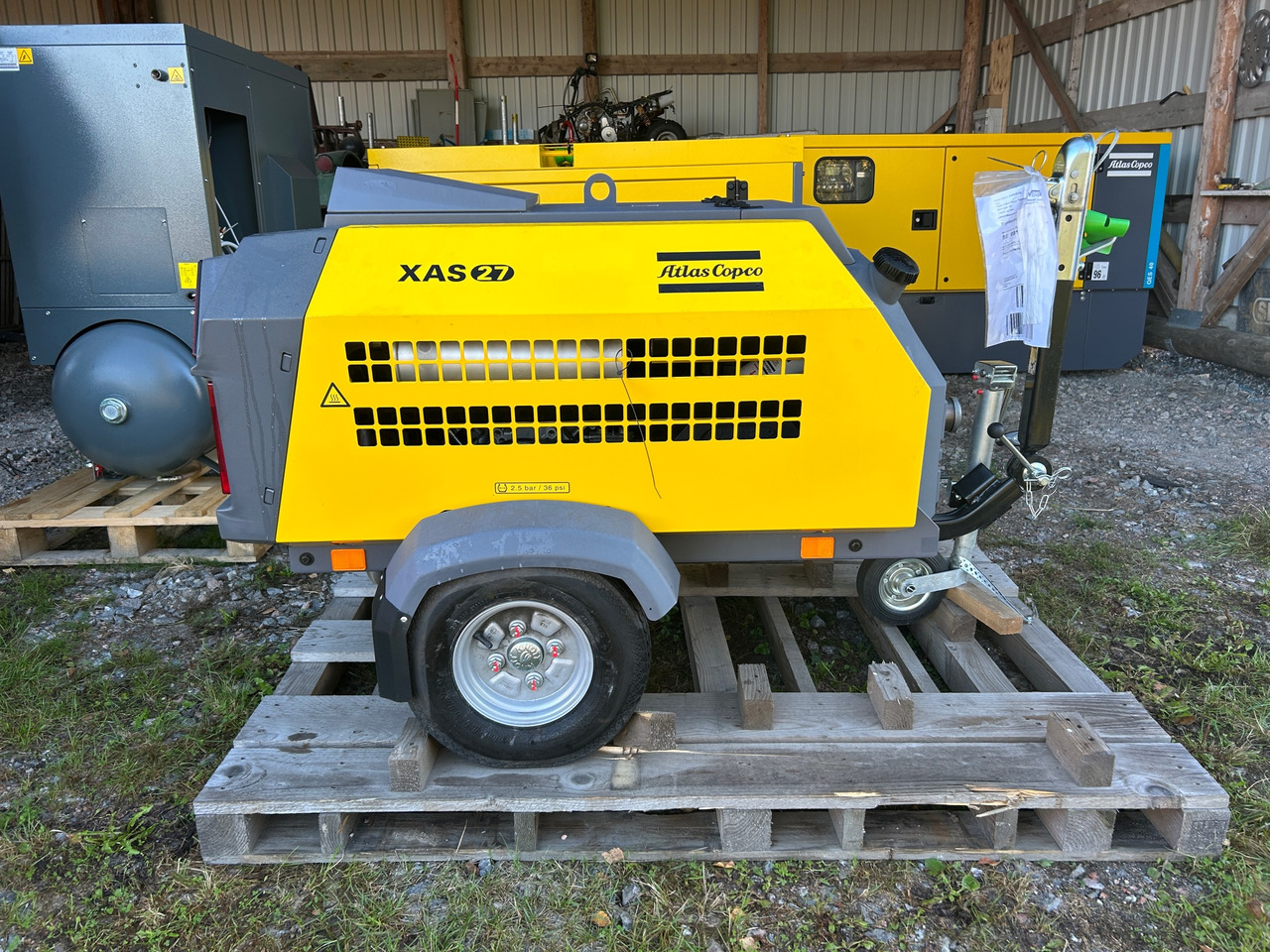 Atlas Copco XAS 27 - Máy nén khí: hình 1 Atlas Copco XAS 27 - Máy nén khí: hình 1