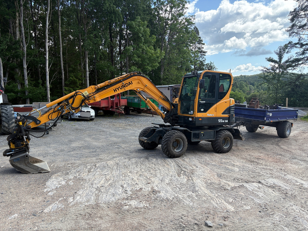 Hyundai Robex 55W-9A - Máy xúc: hình 1 Hyundai Robex 55W-9A - Máy xúc: hình 1