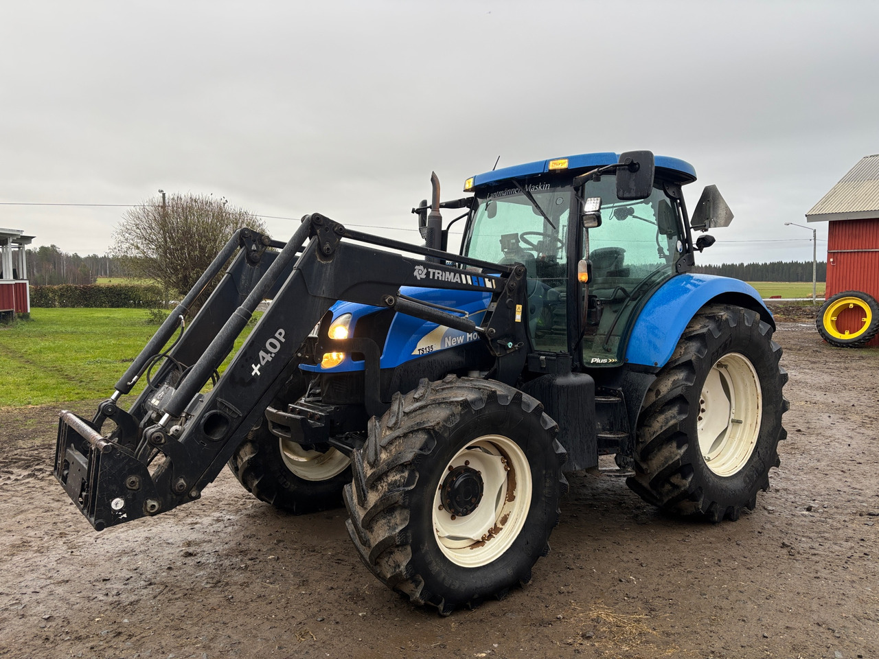 New Holland TS135A - Máy cày: hình 1 New Holland TS135A - Máy cày: hình 1
