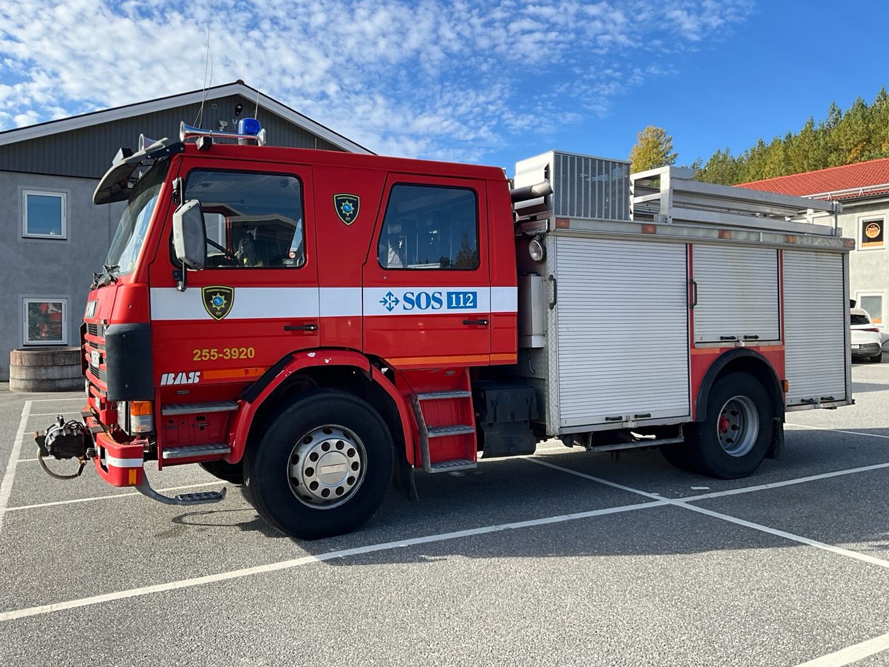 Scania P 93 MI 4x2 - Xe tải cứu hỏa: hình 1 Scania P 93 MI 4x2 - Xe tải cứu hỏa: hình 1
