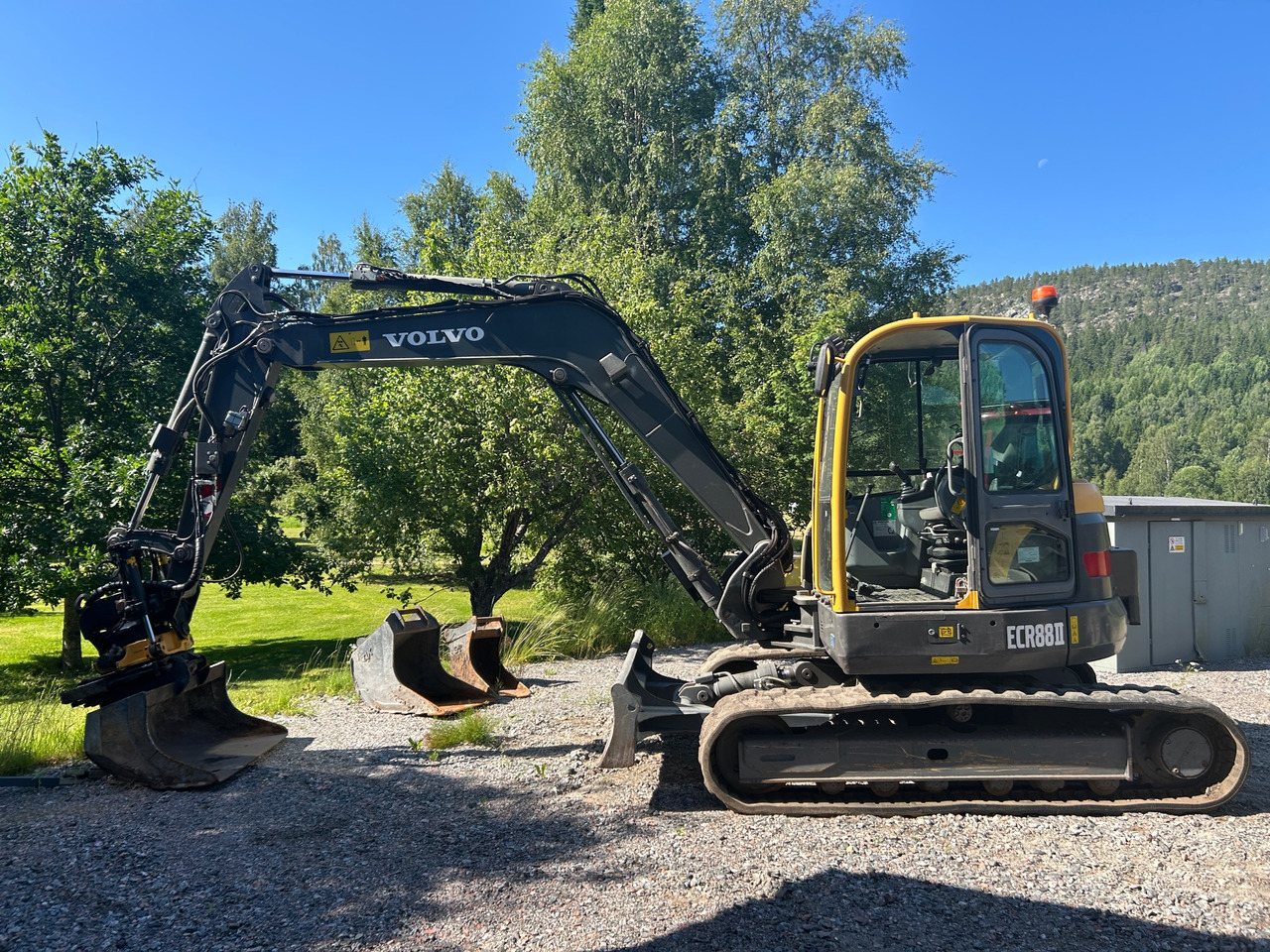 Volvo ECR88 - Máy xúc: hình 1 Volvo ECR88 - Máy xúc: hình 1