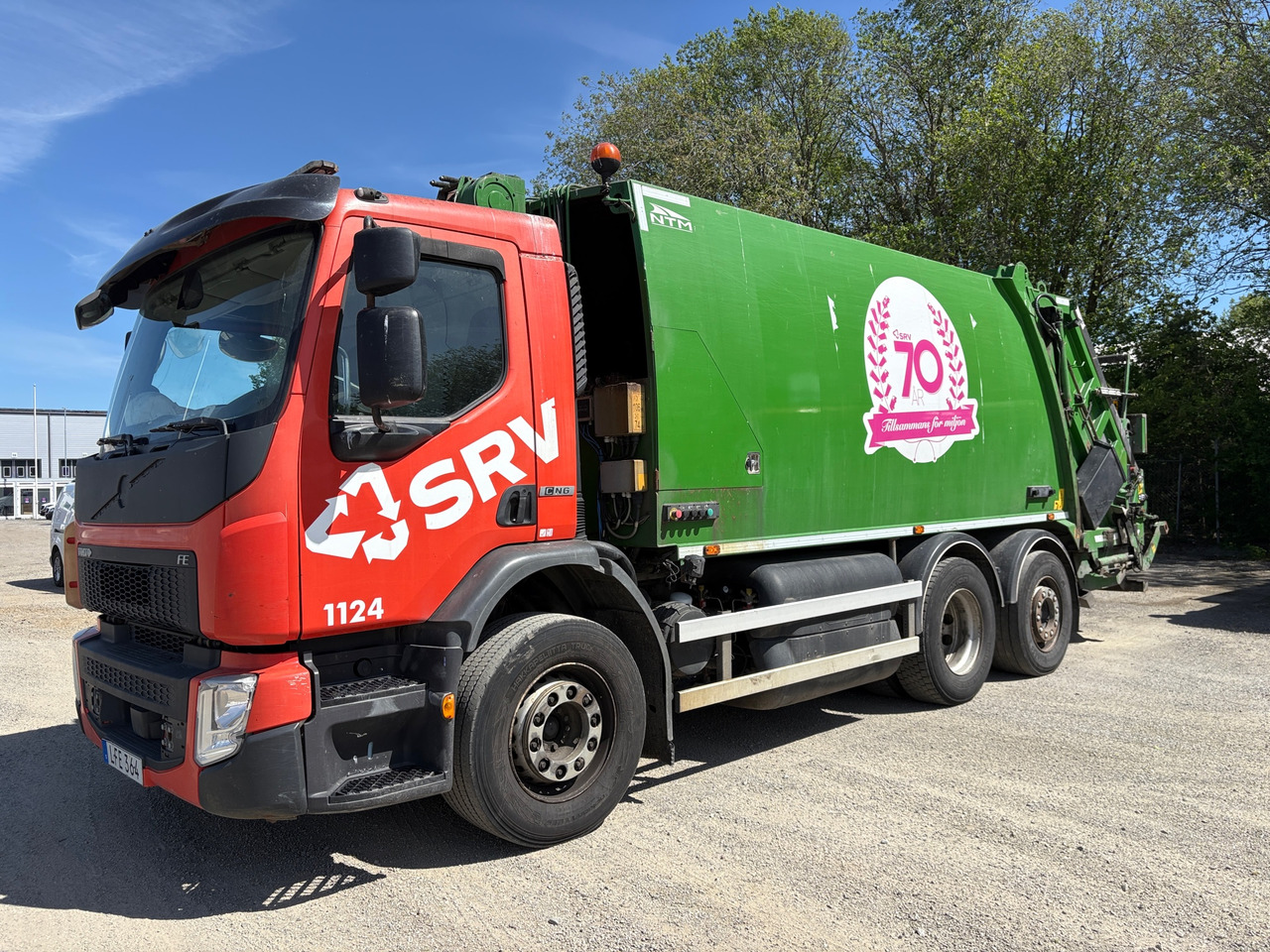 Volvo FE CNG - Xe tải chở rác: hình 1 Volvo FE CNG - Xe tải chở rác: hình 1