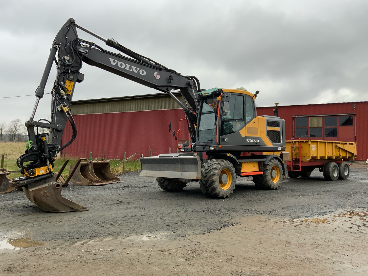 Volvo Möre EW160E - Máy xúc: hình 1 Volvo Möre EW160E - Máy xúc: hình 1