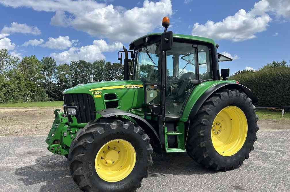 John Deere 6330, powerquad, tls, airco, fronthef - Máy cày: hình 1 John Deere 6330, powerquad, tls, airco, fronthef - Máy cày: hình 1