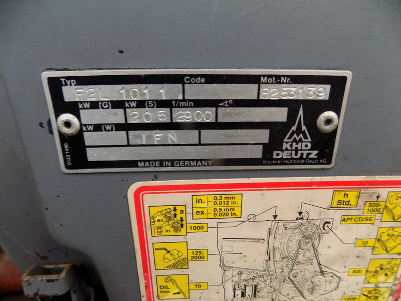 Ingersoll Rand compressor deutz typ 1011 met tandem aanhanger - Máy nén khí: hình 5 Ingersoll Rand compressor deutz typ 1011 met tandem aanhanger - Máy nén khí: hình 5