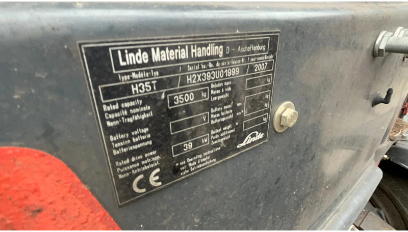 Xe nâng gas Linde H35T Linde H35 T: hình 14 Xe nâng gas Linde H35T Linde H35 T: hình 14