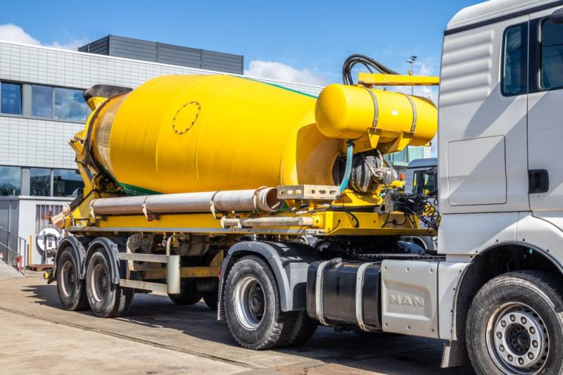 DE BUF BETON MIXER/MALAXEUR/MISCHER-10M3 - Sơ mi rơ moóc trộn bê tông: hình 2 DE BUF BETON MIXER/MALAXEUR/MISCHER-10M3 - Sơ mi rơ moóc trộn bê tông: hình 2
