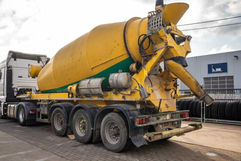 DE BUF BETON MIXER/MISCHER/MALAXEUR12M³ - Sơ mi rơ moóc trộn bê tông: hình 4 DE BUF BETON MIXER/MISCHER/MALAXEUR12M³ - Sơ mi rơ moóc trộn bê tông: hình 4