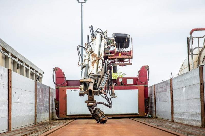 Kwb KRAAN/CRANE/GRUE/KRAN - KENNIS 16 TON/M(3xhydr.) - Sơ mi rơ moóc thùng lửng/ Phẳng: hình 3 Kwb KRAAN/CRANE/GRUE/KRAN - KENNIS 16 TON/M(3xhydr.) - Sơ mi rơ moóc thùng lửng/ Phẳng: hình 3