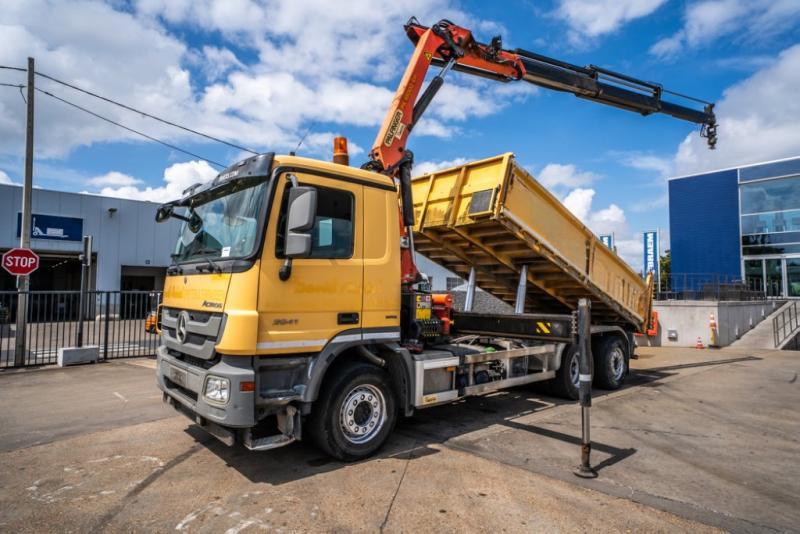 Mercedes ACTROS 2641-MP3-6x2-4+ PK 18 T/m/3XHydr. - Xe ben, Xe cẩu tự hành: hình 1 Mercedes ACTROS 2641-MP3-6x2-4+ PK 18 T/m/3XHydr. - Xe ben, Xe cẩu tự hành: hình 1