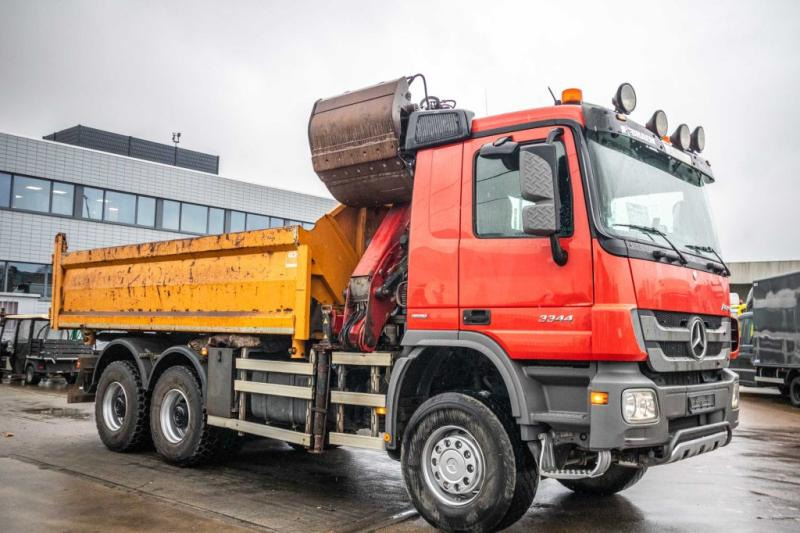 Mercedes ACTROS 3344 AK - HMF1643 Z2 - Xe ben, Xe cẩu tự hành: hình 3 Mercedes ACTROS 3344 AK - HMF1643 Z2 - Xe ben, Xe cẩu tự hành: hình 3