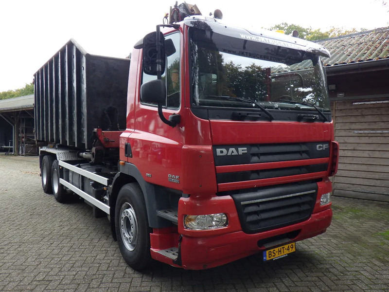 DAF CF 85 410 Euro 5 / Manual / Blad-Lucht / Boogie - Liftas / HTS Kabel / 9 T vooras / Palfinger G 100 L Crane - Xe tải hệ thống cáp: hình 2 DAF CF 85 410 Euro 5 / Manual / Blad-Lucht / Boogie - Liftas / HTS Kabel / 9 T vooras / Palfinger G 100 L Crane - Xe tải hệ thống cáp: hình 2