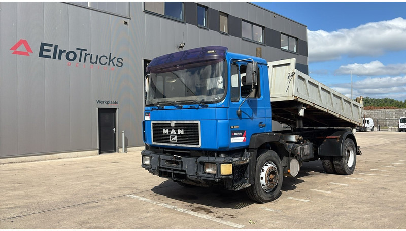 MAN 19.322 (MANUAL PUMP / STEEL SUSP. / LAMES / POMPE MANUELLE / BIG AXLE / GRAND PONT) - Xe ben: hình 1 MAN 19.322 (MANUAL PUMP / STEEL SUSP. / LAMES / POMPE MANUELLE / BIG AXLE / GRAND PONT) - Xe ben: hình 1