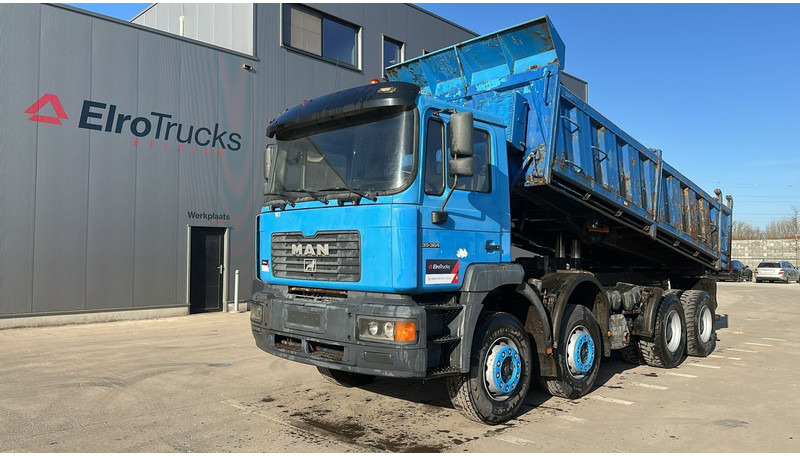 MAN 35.364 (STEEL SUSP. / 6 CYLINDER / BIG AXLE / EURO 2 / MEILLER TIPPER) - Xe ben: hình 1 MAN 35.364 (STEEL SUSP. / 6 CYLINDER / BIG AXLE / EURO 2 / MEILLER TIPPER) - Xe ben: hình 1