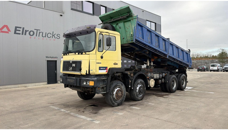 MAN 35.402 (8X8 / BIG AXLES / GRAND PONT / LAMES / STEEL SUSP. / 6 CYLINDER) - Xe ben: hình 1 MAN 35.402 (8X8 / BIG AXLES / GRAND PONT / LAMES / STEEL SUSP. / 6 CYLINDER) - Xe ben: hình 1