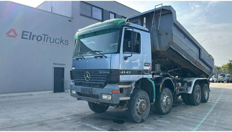 Mercedes-Benz Actros 4143 (8X8 / BOITE MANUELLE / LAMES / GRAND PONT / STEEL SUSP. / BIG AXLE) - Xe ben: hình 1 Mercedes-Benz Actros 4143 (8X8 / BOITE MANUELLE / LAMES / GRAND PONT / STEEL SUSP. / BIG AXLE) - Xe ben: hình 1