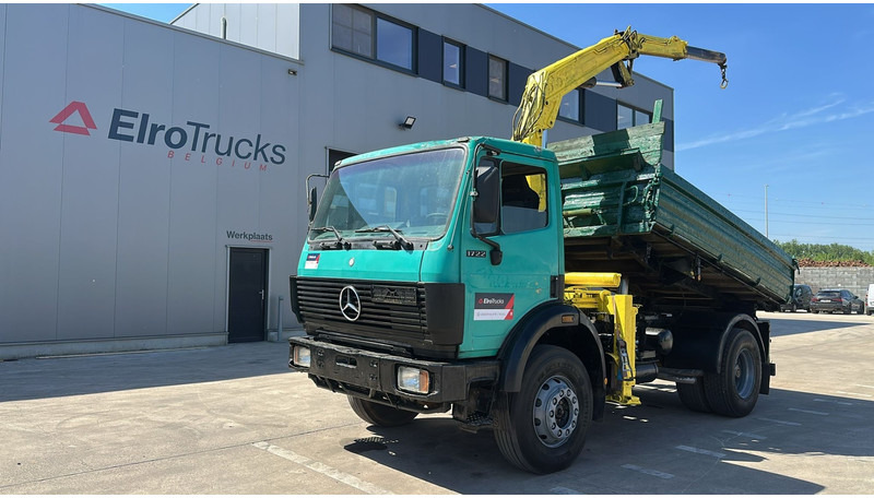 Mercedes-Benz SK 1722 (4X4 / LAMES / GRAND PONT / GRUE / TRES PROPRE / BIG HUB / STEEL SUSP. / V6) - Xe ben, Xe cẩu tự hành: hình 1 Mercedes-Benz SK 1722 (4X4 / LAMES / GRAND PONT / GRUE / TRES PROPRE / BIG HUB / STEEL SUSP. / V6) - Xe ben, Xe cẩu tự hành: hình 1