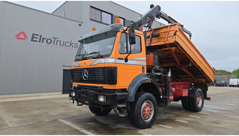 Mercedes-Benz SK 1735 (V8 2X TURBO / 4X4 / PARFAIT ETAT !!!! / GRUE / LAMES / GRAND PONT / TOP CONDITION !!!) - Xe ben, Xe cẩu tự hành: hình 1 Mercedes-Benz SK 1735 (V8 2X TURBO / 4X4 / PARFAIT ETAT !!!! / GRUE / LAMES / GRAND PONT / TOP CONDITION !!!) - Xe ben, Xe cẩu tự hành: hình 1