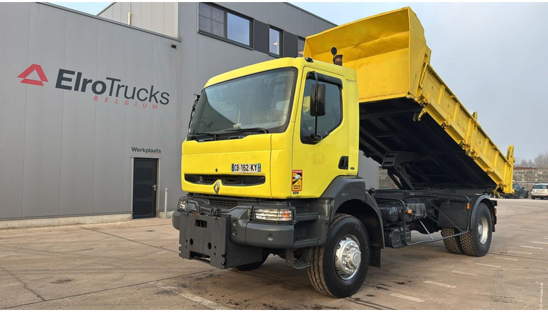 Renault KERAX 340 (4X4 / CAMION FRANCAIS / PARFAIT ETAT / LAMES / BOITE ET POMPE MANUELLE / FRENCH TRUCK) - Xe ben: hình 1 Renault KERAX 340 (4X4 / CAMION FRANCAIS / PARFAIT ETAT / LAMES / BOITE ET POMPE MANUELLE / FRENCH TRUCK) - Xe ben: hình 1