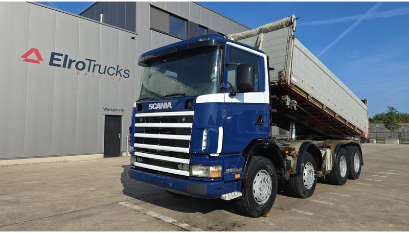 Scania 124-420 (BIG AXLE / GRAND PONT / LAMES / STEEL SUSP. / MANUAL GEARBOX / BOITE MANUELLE) - Xe ben: hình 1 Scania 124-420 (BIG AXLE / GRAND PONT / LAMES / STEEL SUSP. / MANUAL GEARBOX / BOITE MANUELLE) - Xe ben: hình 1