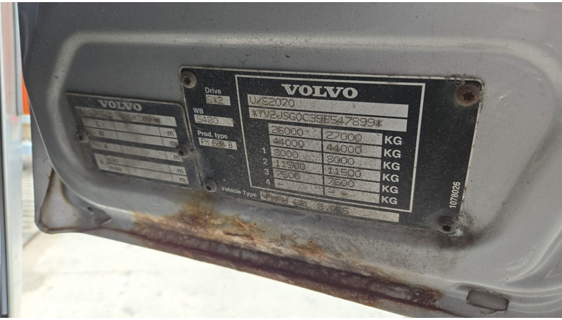 Xe tải thùng mui bạt Volvo FM 400 (BELGIAN TRUCK / TECHNICAL TOP CONDITION !! / 6X2 / LIFT / EURO 5): hình 20