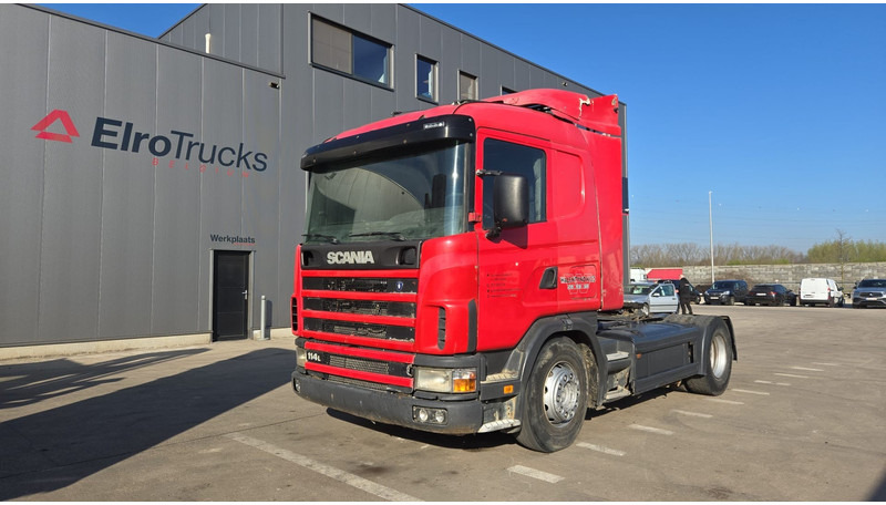 Scania 114 - 380 (PTO / HYDRAULIC PUMP / MANUAL GEARBOX / BOITE MANUELLE / LOW CAB) - Xe đầu kéo: hình 1 Scania 114 - 380 (PTO / HYDRAULIC PUMP / MANUAL GEARBOX / BOITE MANUELLE / LOW CAB) - Xe đầu kéo: hình 1