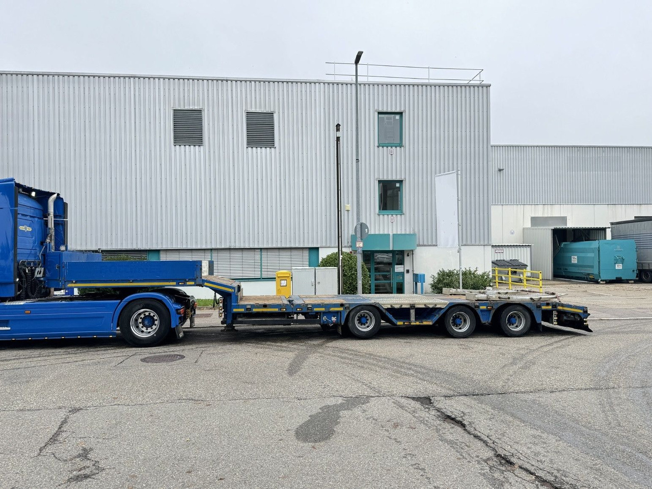 Sơ mi rơ moóc thùng thấp Doll S3L Tele-Tieflader+3,3m Radmulden Lift Lenkachse: hình 8