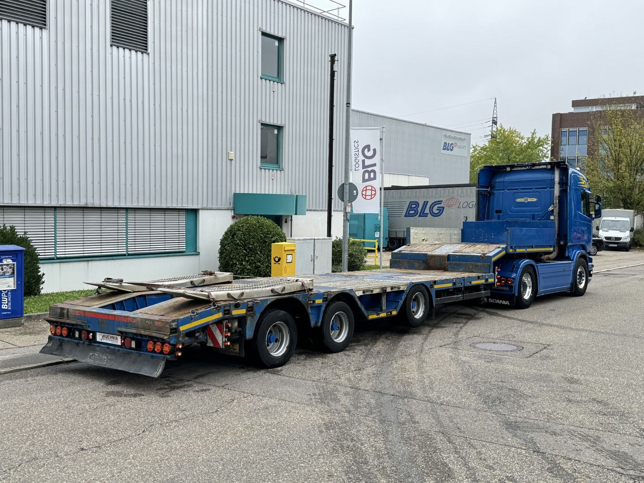 Sơ mi rơ moóc thùng thấp Doll S3L Tele-Tieflader+3,3m Radmulden Lift Lenkachse: hình 12