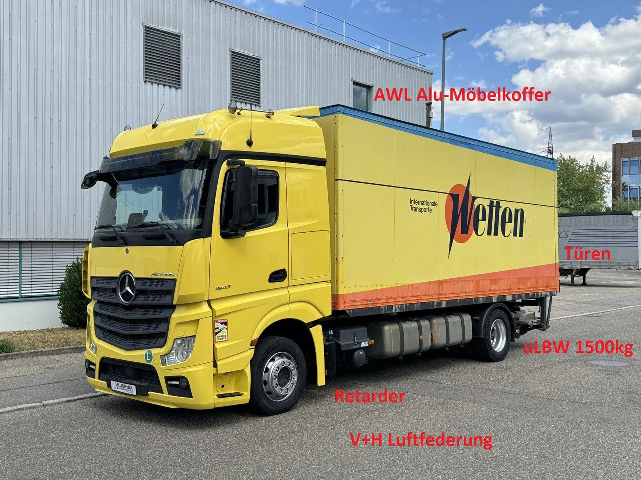 Mercedes-Benz Actros 1848 LL Gr.Haus AWL-Möbelkoffer uLBW - Xe tải hộp: hình 1 Mercedes-Benz Actros 1848 LL Gr.Haus AWL-Möbelkoffer uLBW - Xe tải hộp: hình 1