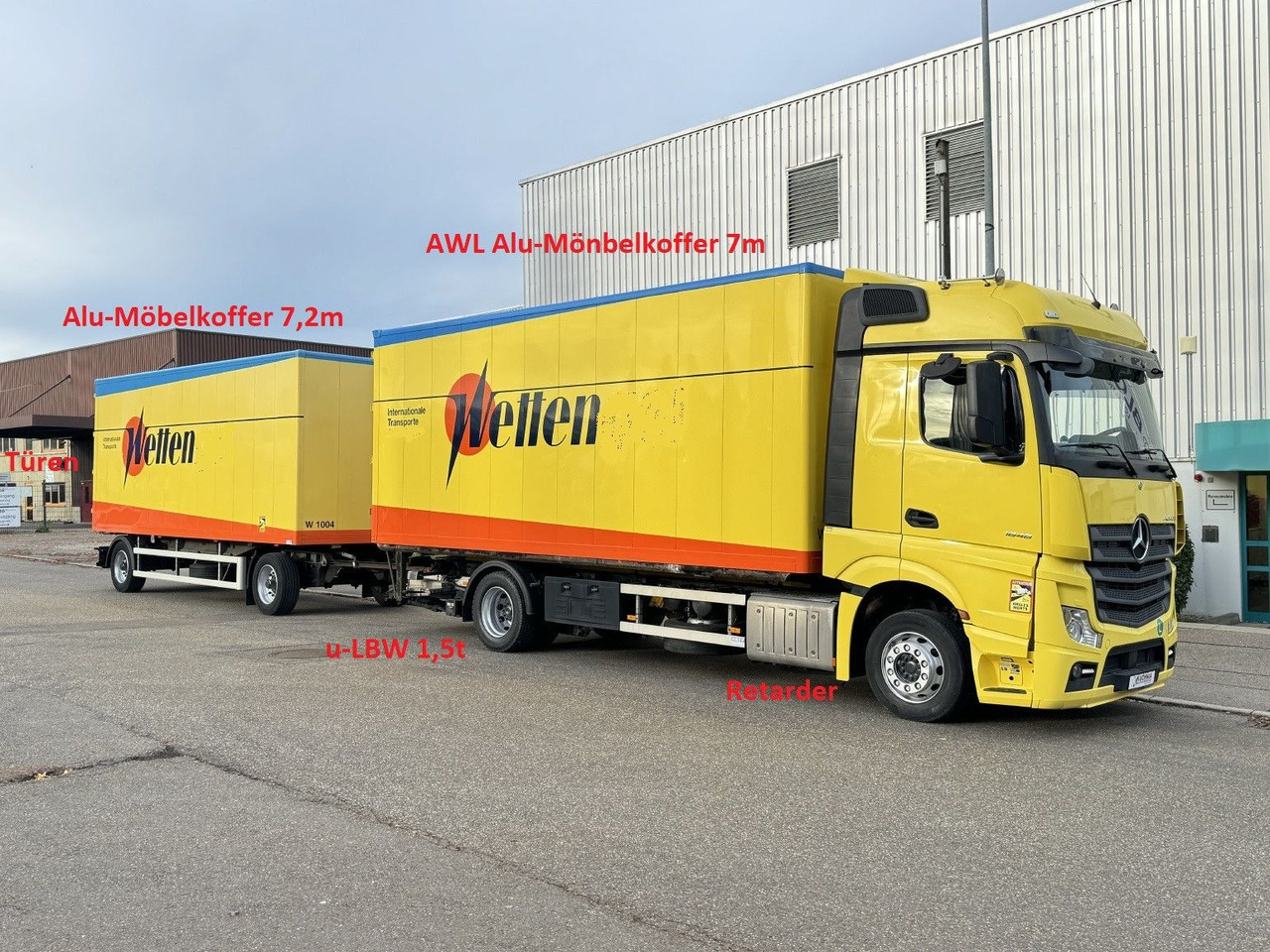 Mercedes-Benz Actros 1848 LL Gr.Haus AWL-Möbelkoffer uLBW - Xe tải hộp: hình 1 Mercedes-Benz Actros 1848 LL Gr.Haus AWL-Möbelkoffer uLBW - Xe tải hộp: hình 1