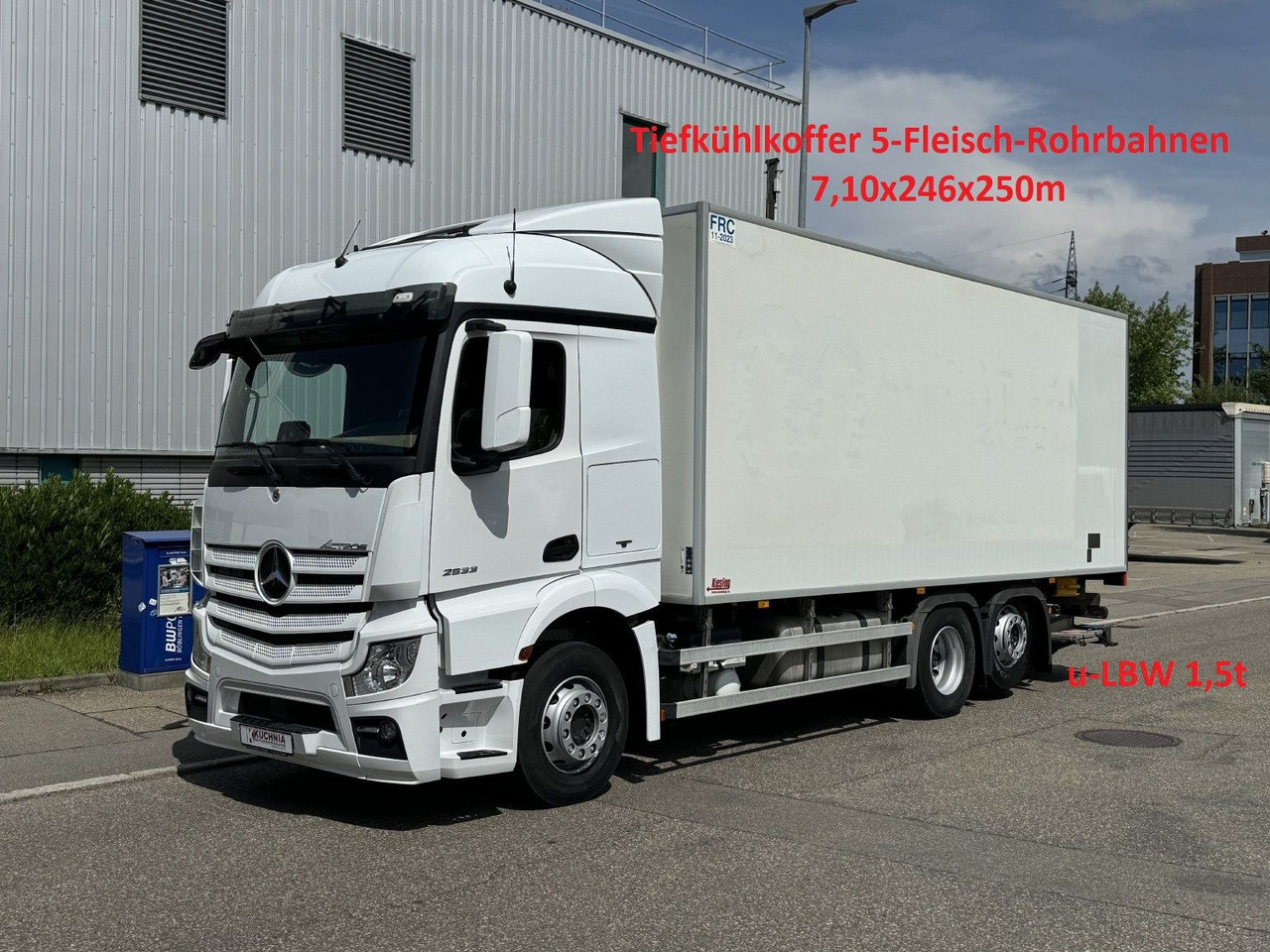 Mercedes-Benz Actros 2533L Tiefkühl 5-Fleisch-Rohrbahnen TKing - Xe tải đông lạnh: hình 1 Mercedes-Benz Actros 2533L Tiefkühl 5-Fleisch-Rohrbahnen TKing - Xe tải đông lạnh: hình 1