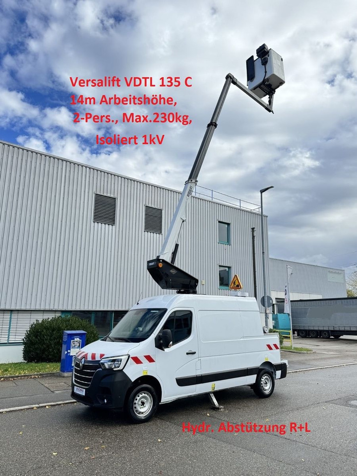 Renault MASTER Versalift VDTL 135 C, 14m 230kg Abstützun - Nền bục trên không gắn trên xe tải: hình 1 Renault MASTER Versalift VDTL 135 C, 14m 230kg Abstützun - Nền bục trên không gắn trên xe tải: hình 1