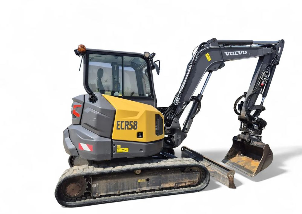 Volvo ECR 58F, 2021 ROK, GŁOWICA STEELWRIST, 2 ŁYŻKI - Máy xúc mini: hình 1 Volvo ECR 58F, 2021 ROK, GŁOWICA STEELWRIST, 2 ŁYŻKI - Máy xúc mini: hình 1