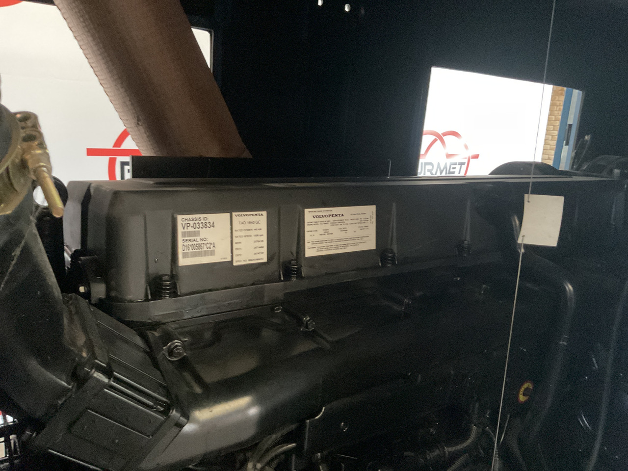 Volvo 500KVA, Generatorset. Like brand new. 98 Running hours since new! - Bộ phát điện: hình 4 Volvo 500KVA, Generatorset. Like brand new. 98 Running hours since new! - Bộ phát điện: hình 4