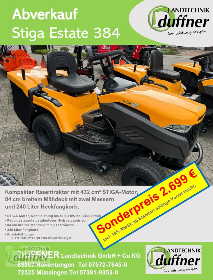 Stiga Stiga Estate 384 Hydr - Máy cắt cỏ vườn: hình 2 Stiga Stiga Estate 384 Hydr - Máy cắt cỏ vườn: hình 2