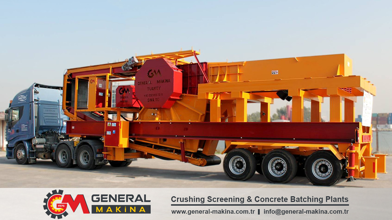 GENERAL MAKİNA Mobile Crushing System With Jaw Crusher - Máy nghiền hàm: hình 5 GENERAL MAKİNA Mobile Crushing System With Jaw Crusher - Máy nghiền hàm: hình 5