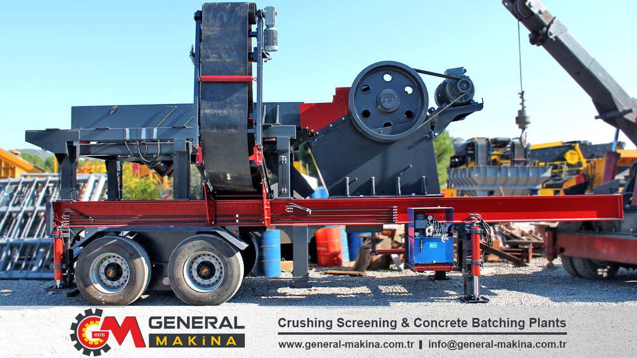 GENERAL MAKİNA Semi Mobile Crushing Plant - Máy nghiền hàm: hình 3 GENERAL MAKİNA Semi Mobile Crushing Plant - Máy nghiền hàm: hình 3