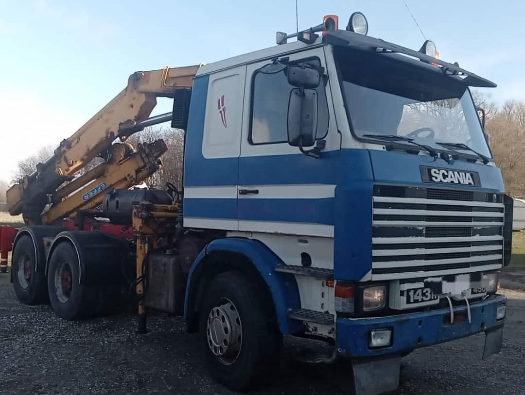 Scania R143-450 V8 Tractor unit with crane - Xe đầu kéo: hình 3 Scania R143-450 V8 Tractor unit with crane - Xe đầu kéo: hình 3
