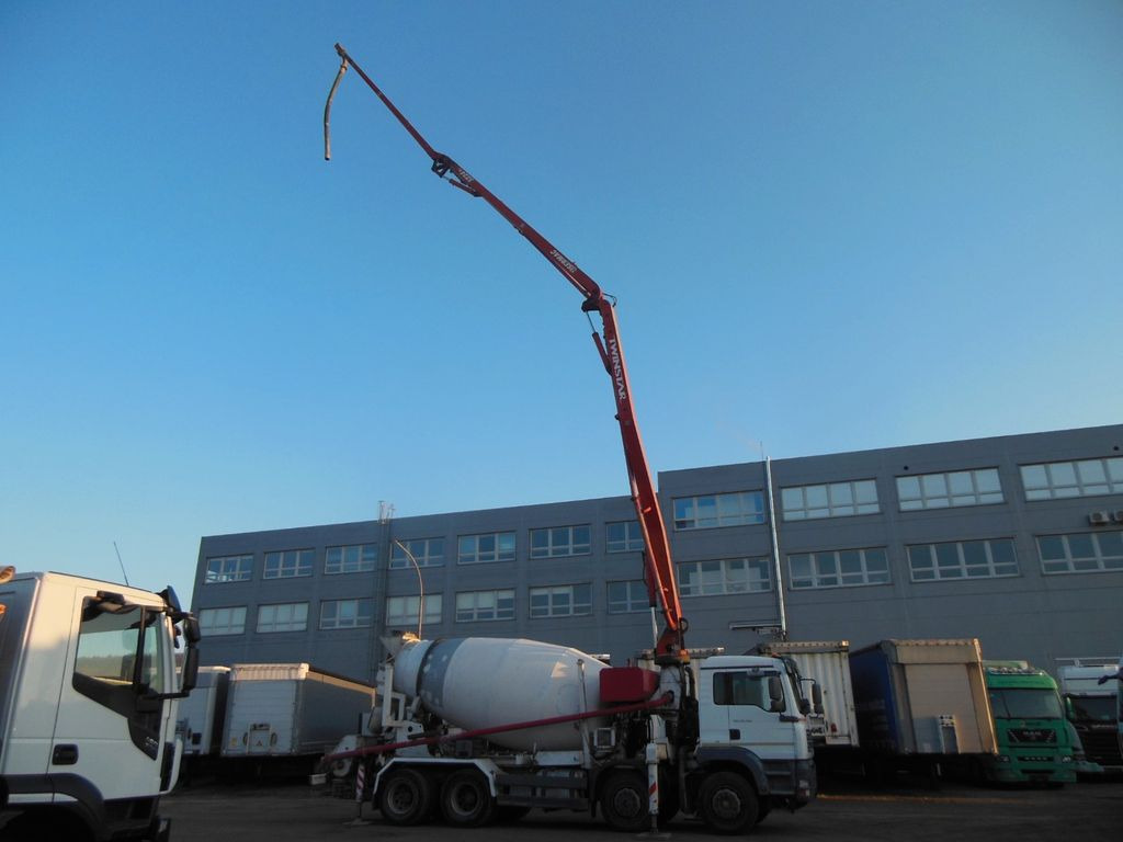 Xe trộn bê tông MAN TGA 35.410, 8X4, MIX + PUMPE 24M: hình 17