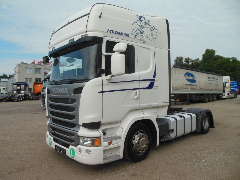 Scania R410, LOWDECK, RETARDER, TOP STAND - Xe đầu kéo: hình 1 Scania R410, LOWDECK, RETARDER, TOP STAND - Xe đầu kéo: hình 1