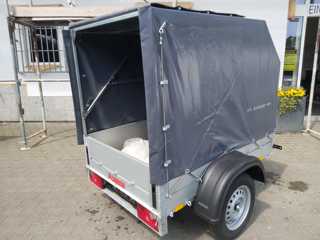 Aluliner Planen Anhänger GT 500 151x101x120 +Hochplane aero grau (XXS) 500kg 2021 - Rơ moóc xe hơi: hình 4 Aluliner Planen Anhänger GT 500 151x101x120 +Hochplane aero grau (XXS) 500kg 2021 - Rơ moóc xe hơi: hình 4