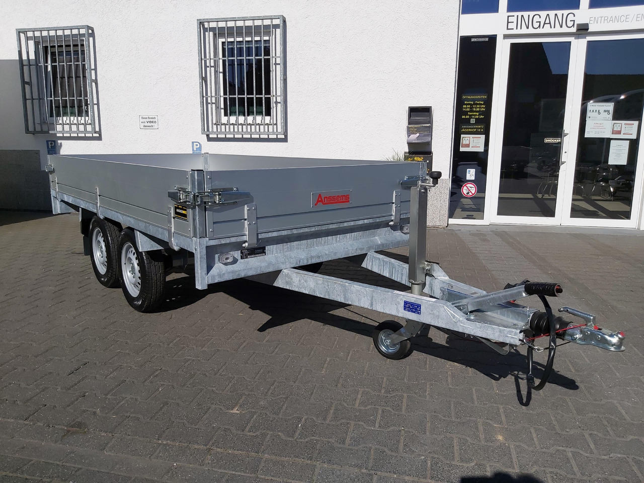 Anssems Hochlader PSX - S 2000 305x153x30cm (M) 2000kg - Rơ moóc thùng lửng/ Phẳng: hình 5 Anssems Hochlader PSX - S 2000 305x153x30cm (M) 2000kg - Rơ moóc thùng lửng/ Phẳng: hình 5
