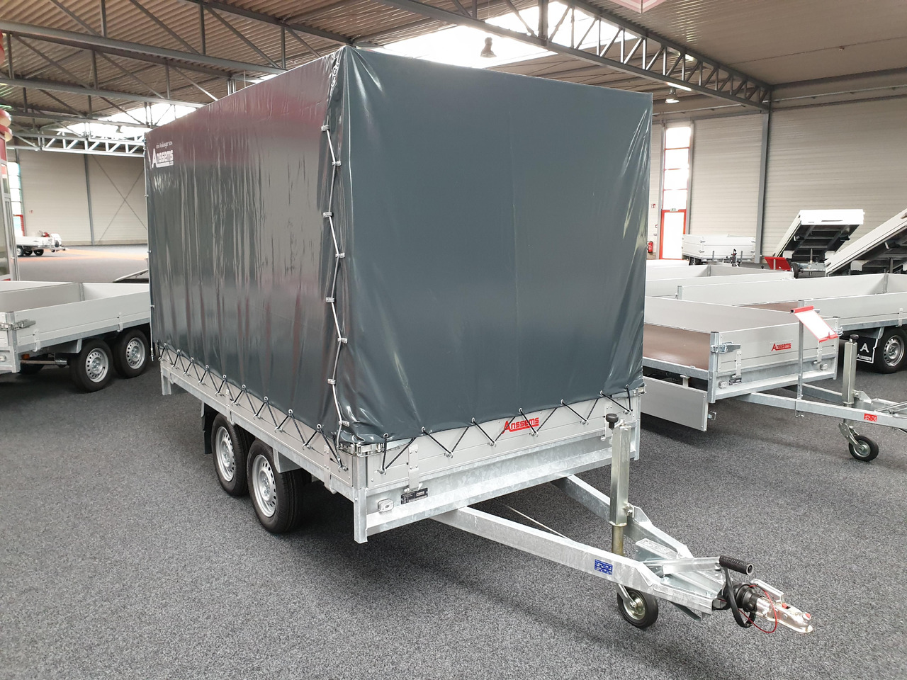 Anssems Hochlader PSX - S 3000 325x178x30cm 180cm Hochplane grau (L) 3000kg Aktion - Rơ moóc mui bạt: hình 3 Anssems Hochlader PSX - S 3000 325x178x30cm 180cm Hochplane grau (L) 3000kg Aktion - Rơ moóc mui bạt: hình 3