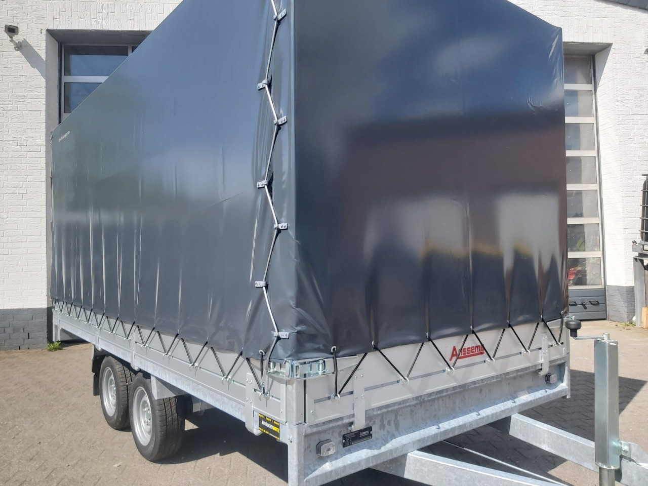 Anssems Hochlader PSX - S 3000 405x178x30cm 180cm Hochplane grau (XL) 3000kg Aktion - Rơ moóc mui bạt: hình 3 Anssems Hochlader PSX - S 3000 405x178x30cm 180cm Hochplane grau (XL) 3000kg Aktion - Rơ moóc mui bạt: hình 3
