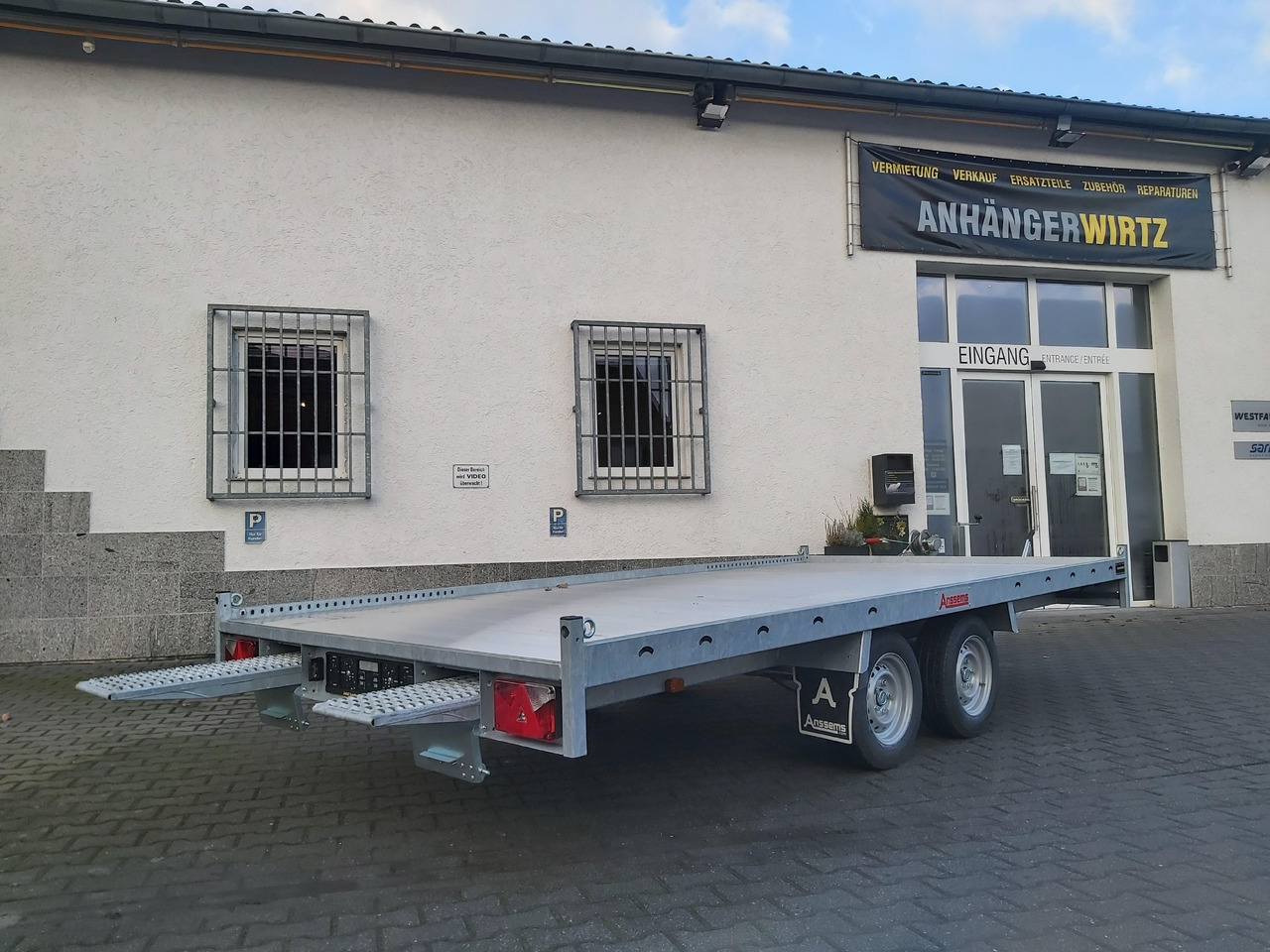 Anssems MSX 3000 Multitransporter 405x200cm Aluboden 3000kg Aktion bei Onlinekauf - Rơ moóc thùng lửng/ Phẳng: hình 4 Anssems MSX 3000 Multitransporter 405x200cm Aluboden 3000kg Aktion bei Onlinekauf - Rơ moóc thùng lửng/ Phẳng: hình 4